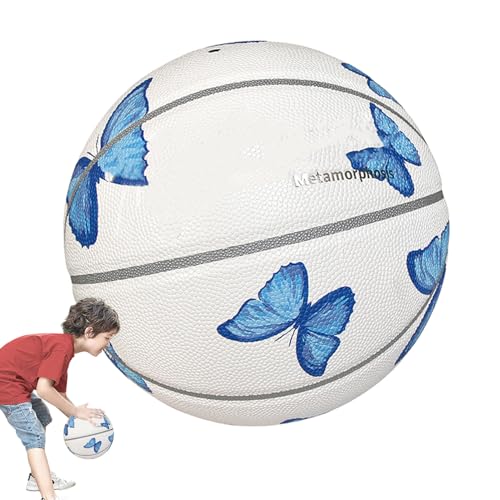 Ballon de basket-ball pour jeunes haute élasticité pour gym et compétition indoor outdoor