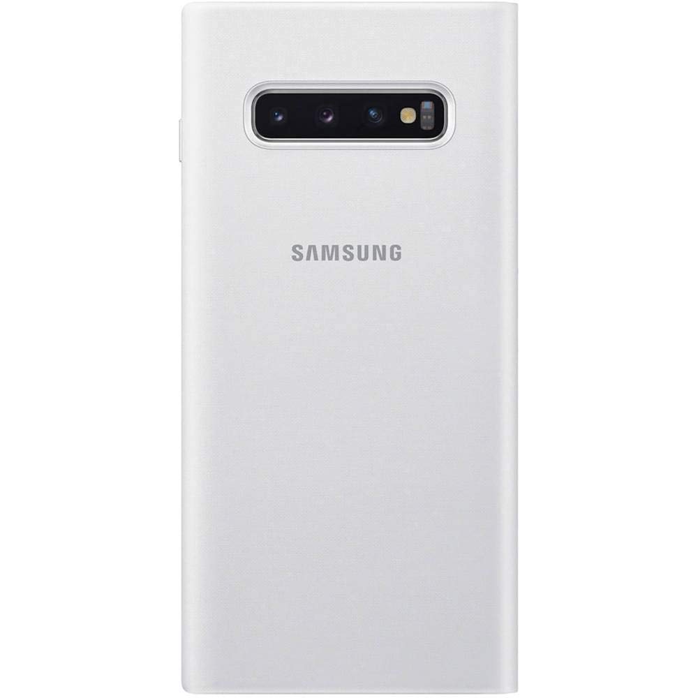 SAMSUNG EF-NG975 Led View Cover, funda oficial para SAMSUNG Galaxy 10+, color Blanco