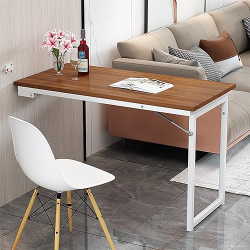 Table de salle à manger pliante murale pour partager des repas en salon