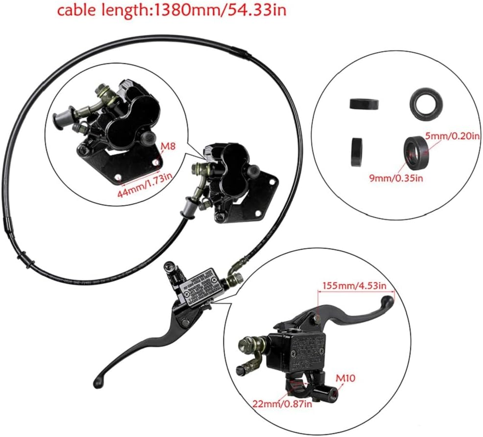 Dirt Bike Front Forks 19" 16" Wheel Combo, 70/100-19 & 90/100-16 Tire with 790mm Front Fork, Triple Tree, Brake Assembly, Sprocket for Pit Dirt Bike Offroad Motorcycle DIY Rebuild