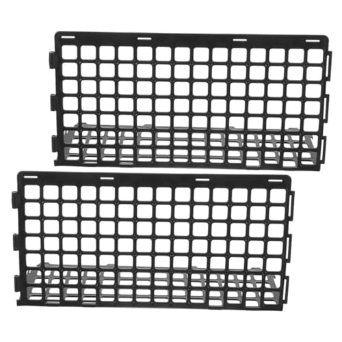 Gogogmee Long-Lasting Fruit Baffle Divider 2pcs Grocery Shelf Divider Fruit and Vegetable Guardrail Display Rack Retail Shelf Organizer Supermarket Fence