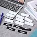 SHENLIU 16 Pcs Name Tag, 1 x 3 Inch Blank Name Badges with Pins DIY Blank ID Name Badge for Office Workers Students Personalized Badges Making