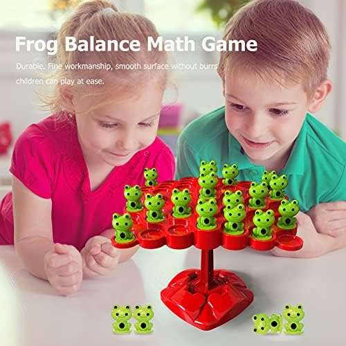 Frog Balance Math Game, Educational Counting Number Toys, Montessori Number Counting Toy Learning Toys, Children's Gift Kids Toys for 3 4 5 6 7 8 Year Olds Girls Boys