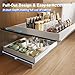MUSTORN 2 Pack Pull Out Cabinet Organizer Expandable, 21