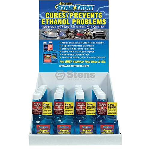 Stens 770-827-CAN Star Tron Counter Display Gas, Twenty-Four 8 oz. Gas additive Bottles, ea, 1