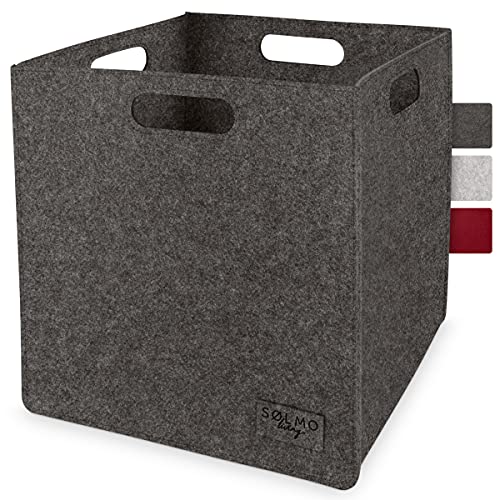 sølmo I Filz Aufbewahrungsbox, 33x33x33cm Organizer Faltbar I...