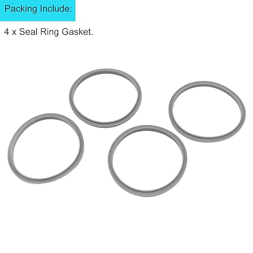 Miniatura 3 de Repuesto de junta de goma para licuadora Nutribullet serie 600/900, paquete de 4 accesorios de junta tórica de silicona de grado alimenticio a