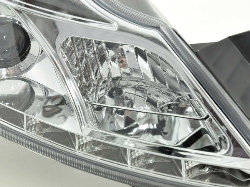 Phares Daylight FK Automotive de type bloc optique avant complet look chrome