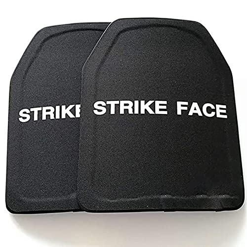 Amo-Lole PE Bulletproof Board NIJ3A Three-Level Composite Bulletproof Version Anti-stab Weight: 0.45 kg(2Pcs), Black