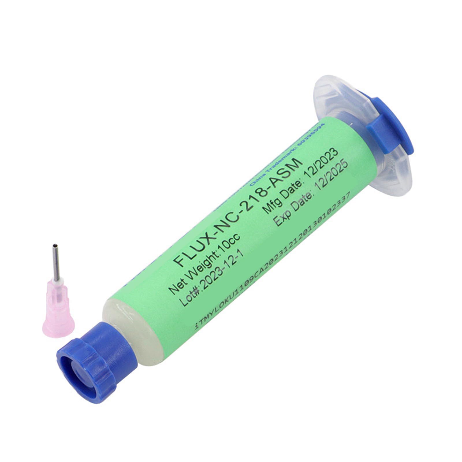 Solder Fluxed NC559ASM / NC223ASM / NC218ASM Not Clean Soldering Fluxed Pastes Rosin Tacky Soldering with Needle Chip Pastes
