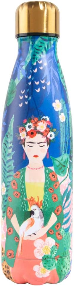 Frida Kahlo Tropical Metal Water Bottle