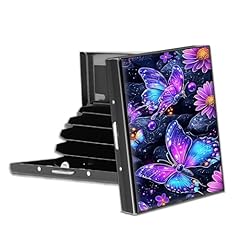 Blue Butterflies Purple Flowers