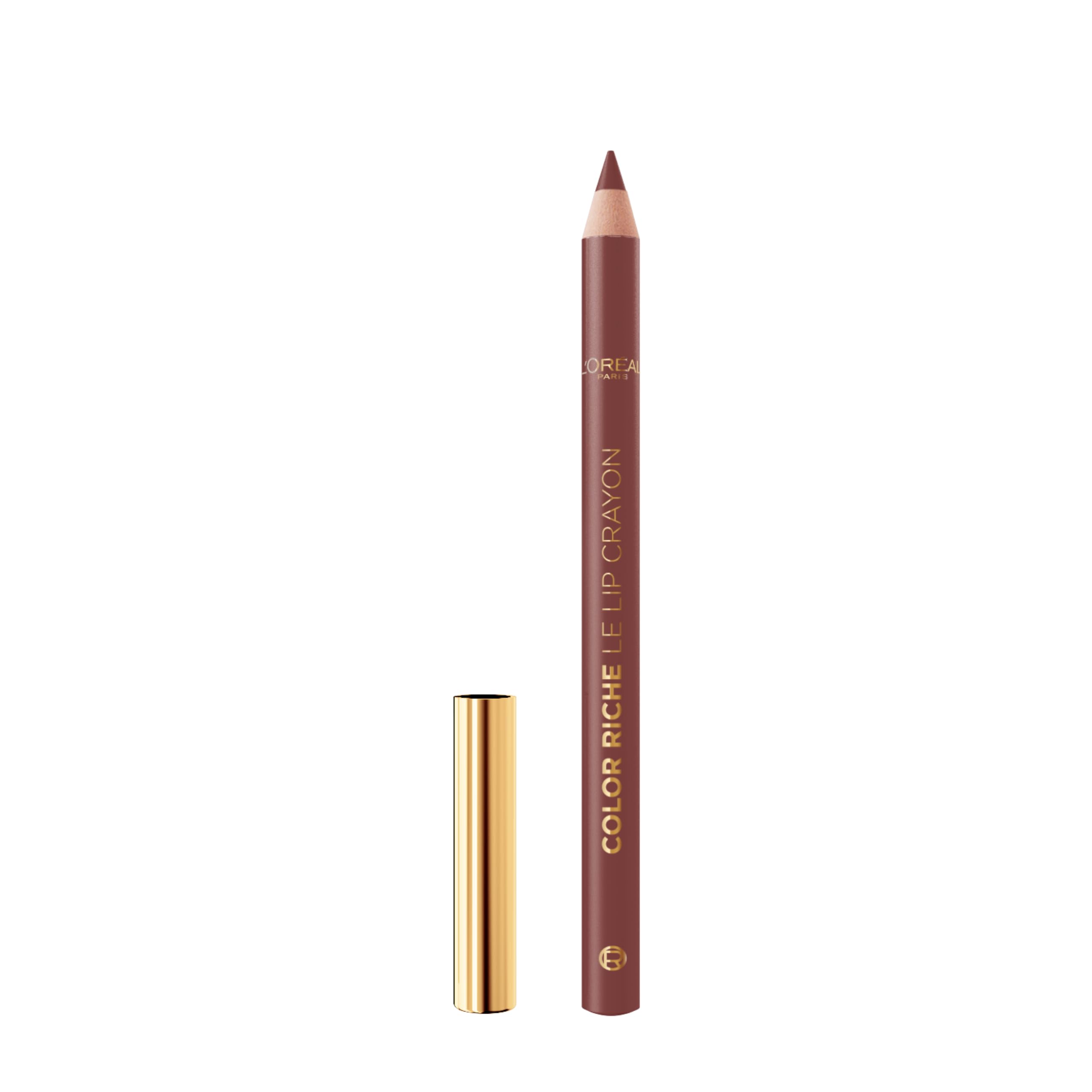 L'Oreal Paris Color Riche Lip Liner with Couture Precision to Define Lip Curves and Prevent Feathering, Creamy Formula for a Seamless Blend with Matching Satin Lipsticks, 570 Worth It Intense