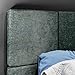Grandeur Panel Systems Handmade Upholstered Headboard Panels | Peel and Stick Wall Panels | DIY Headboard Panels for Twin, Full, Queen, & King | (Ocean) (4 Piece)