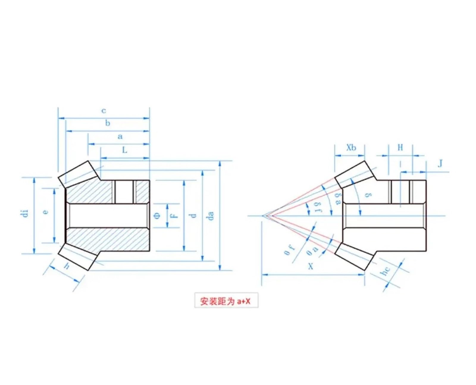 Bevel Gear Pinion Hardware Mechanical 2pcs 1:1 Bevel Gear 0.8M 20T Bore Diameter 4mm 5mm 6mm(Bore 5mm)
