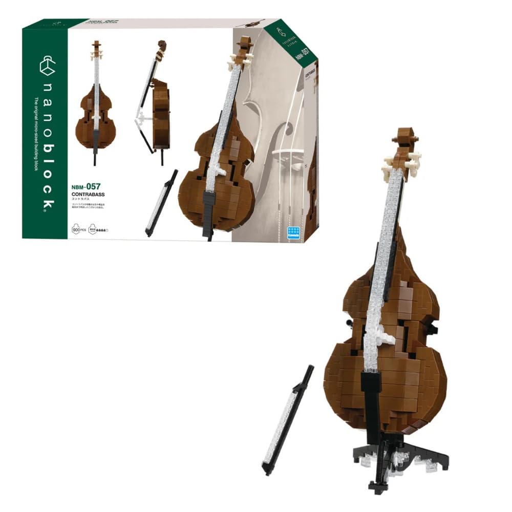 nanoblock - Instruments - Contrabass, Advanced Hobby Series Building Kit