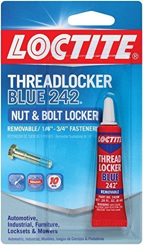 Loctite 209728-12 Blue 242 Threadlocker 6ml Tubes (Case of 12) by Loctite