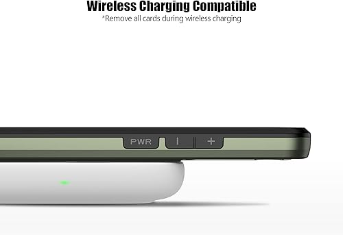 Miniatura 6 de Nvollnoe Funda para Samsung S22 Plus con tarjetero 5G 6.6 pulgadas delgada de doble capa resistente protectora oculta ranura para tarjeta cartera