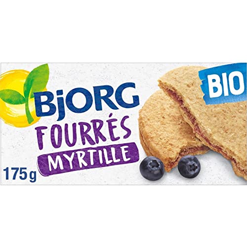 Biscuits fourrés aux myrtilles Bjorg la pause douceur idéale pour vos enfants après l'école