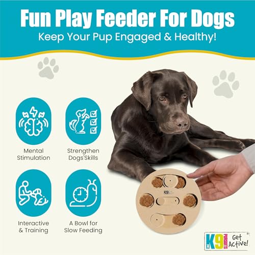 P.J Pet Products K9 IQ Spiel Columbo, Einheitsgröße, Columbo, Columbo, Holzbraun, 0,4 kg