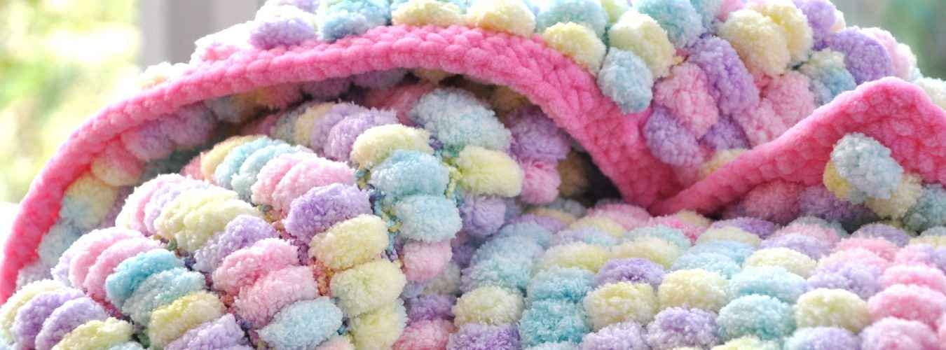 Alize Puffy Color Garn Für Babydecken – 5 Knäuel à 100 G, 50 M, 100% Micropolyester, Super Weich & Dick