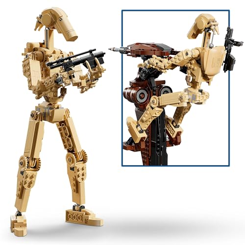 Image of LEGO Star Wars: The Phantom Menace Battle Droid with STAP Set 75428 Building Blocks Toys for 12+ Gift for Boys and Girls