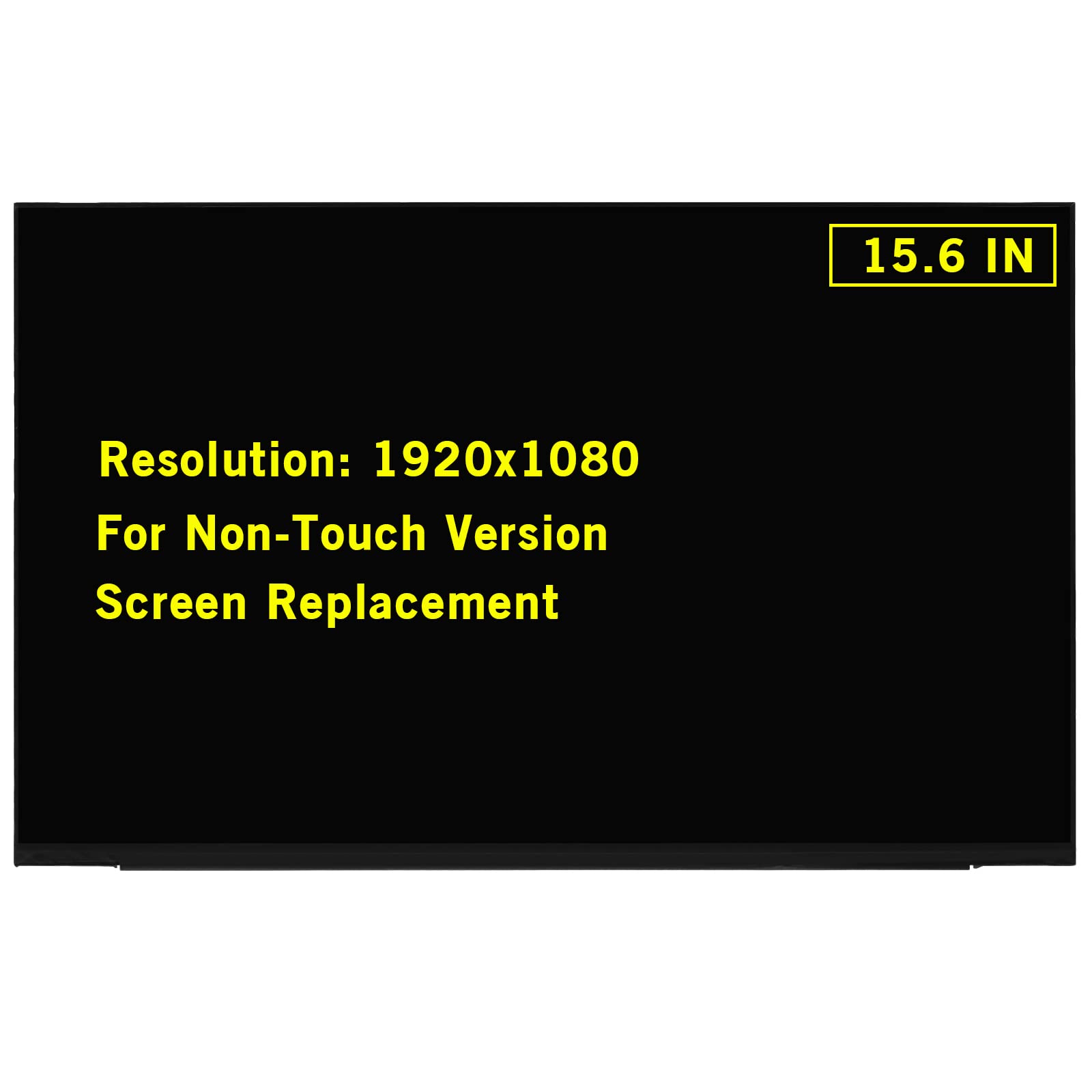 GBOLE 15.6" New Screen Replacement for Dell Latitude 5500 5501 5520 FHD 1920X1080P 30Pin LED LCD Display Non-Touch Screen Panel