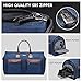 Convertible Garment Bag with Toiletry Bag, Modoker Carry on Garment Duffel Bag for Men Women - 2 in 1 Hanging Suitcase Suit Travel Bags, Blue