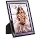 J Devlin Pic 369-57HV Purple Stained Glass Picture Frame Table Top 5x7 Home Decor Keepsake Gift