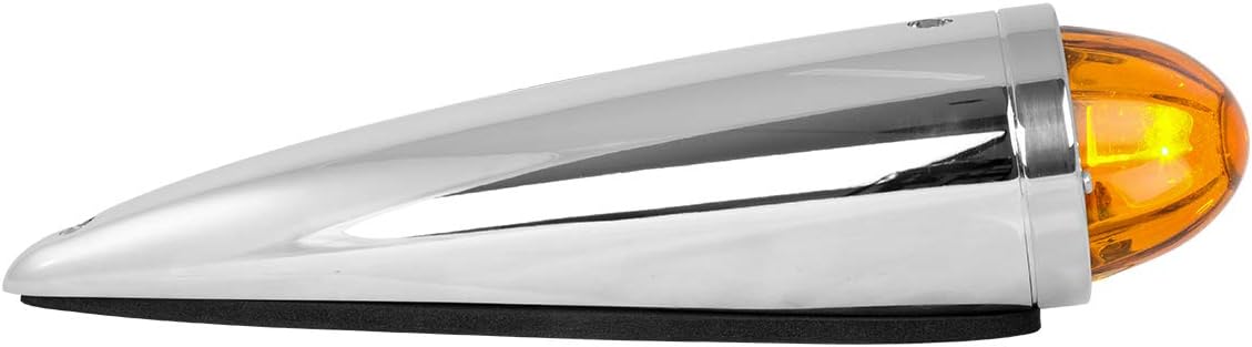 GG Grand General 92543 Light Amber Cab LED (Clear Plastic with 3.5" Watermelon Glass Lens)