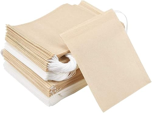 Irich 300 Pieces 70 * 90Mm Disposable Tea Filter, Drawstring Tea Bags, Filtering Effect For Loose Leaf Tea Fruit Tea Herbal Tea Spice Herbal Powder Tea Lovers #TOP1