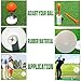 FINGER TEN Golf Rubber Tee Driving Range Value 5 Pack All 2.0'' for Indoor Outdoor Practice Mat, Tee Adaptor White Tee Holder Set for Hitting Mats (Raw White 5 Pack All 2.0'')