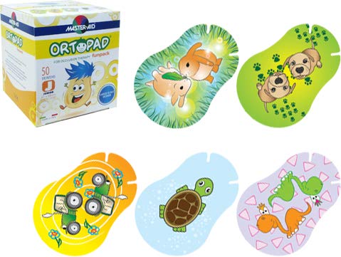Ortopad Fun Pack Eye Patches - Junior Size (50 Per Box)