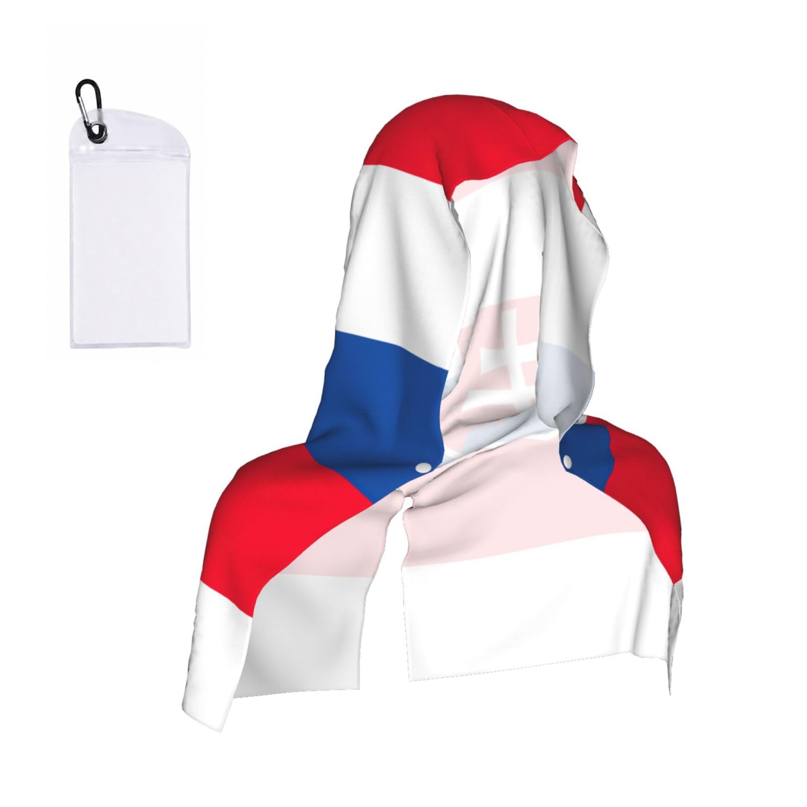 ZYJHYY Flag Of Slovakia Print Unisex Swimming Towel Practical Camping Towel Skin-Friendly Cooling Towel For Workout Training