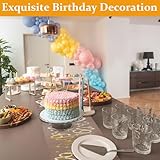 OSDUE 60th Birthday Table Runner, 28cmX10m Gold Thin Mesh Runner Roll, 60 Years Old Party Decorations, Table Cover for Birthday Anniversary Celebration Party - Image 7