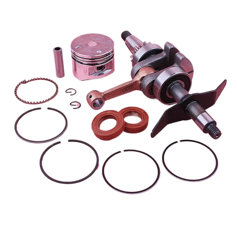 de sello de aceite de anillo de pistón del cigüeñal de 39 mm compatible con piezas de reemplazo del motor GX31 GX31 para la herramienta de jardín del cortacésped del césped mantenimiento del motor peq