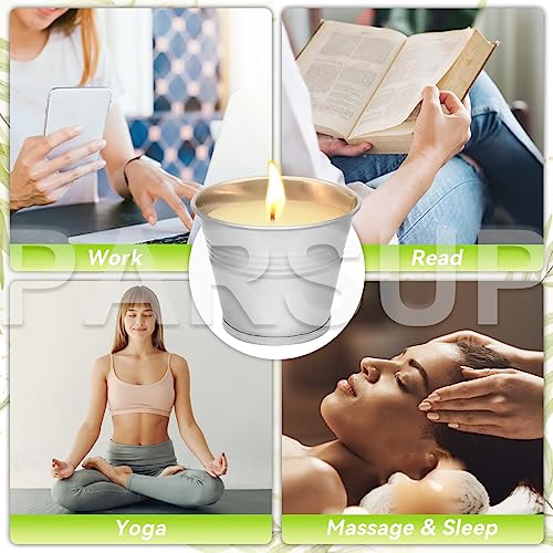 12 Pack Citronella Candles - Garden Citronella Scented Candles Outdoors, 120-180 Hours Burning, Natural Soy Wax, Portable Jar Candle Gift Sets For Home Patio Yard Indoors, Balcony, Camping #TOP6