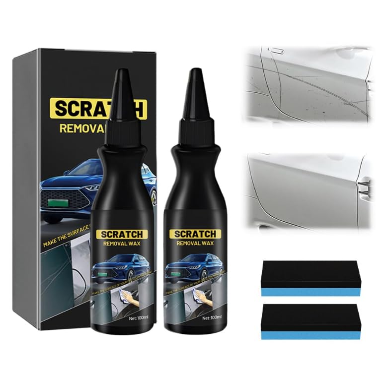 Pasta reparadora para arañazos de auto 2 pcs miniatura 1