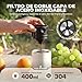 Imagen de HAUSHOF Molinillo de Café Eléctrico Portátil Inalámbrico con Taza Térmica Doble 700ml