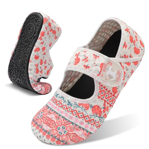 Image of Water Shoes for Women Men Barefoot Beach Swim Aqua Socks Summer Wide Slides Sandals Quick Dry Pool River Sea Sock Shoes
