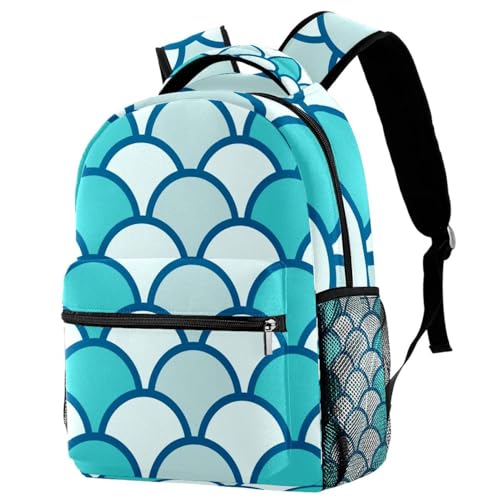 Sac à dos d'école bleu pour adolescente et fille stylée