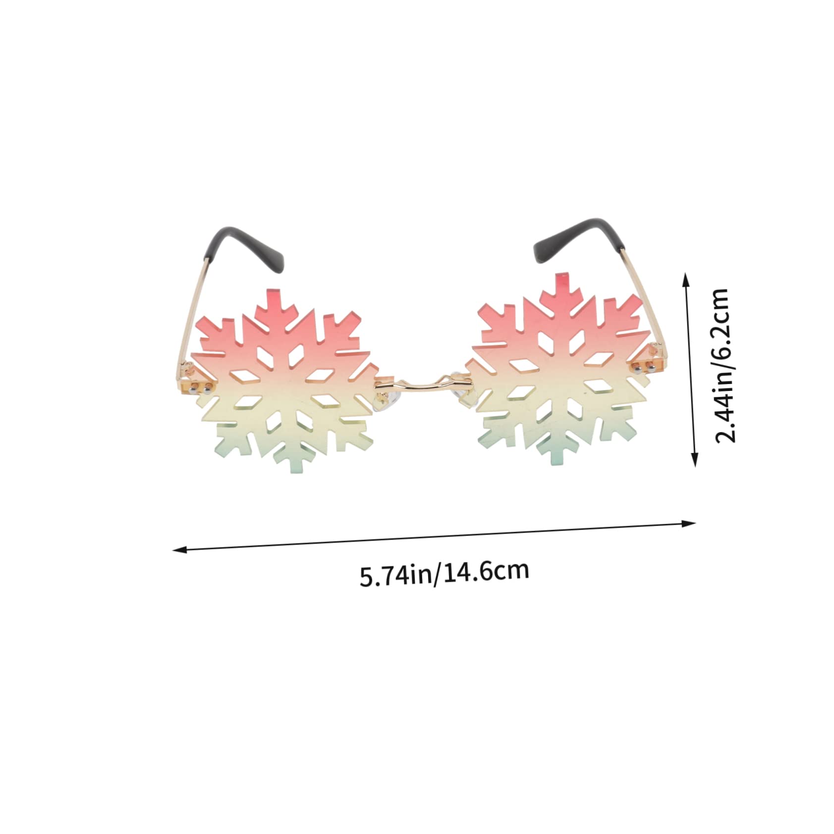 VANZACK Round Sunglasses Festive Glasses Light Protection for Party Photo Props