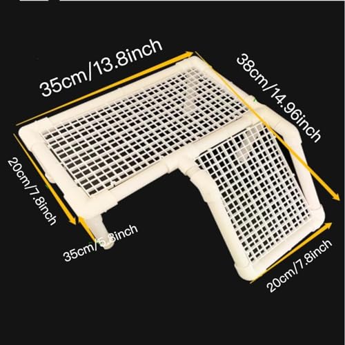 AWXZOM Turtle Basking Platform,basking Area for Turtle Tank Turtle Dock Climbing Toys for Hermit Crab Lizard Gecko Newts Tortoise basking Platform (Super Large)