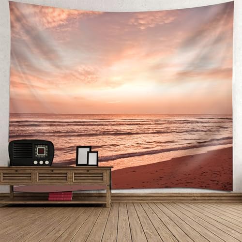 Tapiz de pared de puesta de sol para renovar la decoración del hogar fácilmente