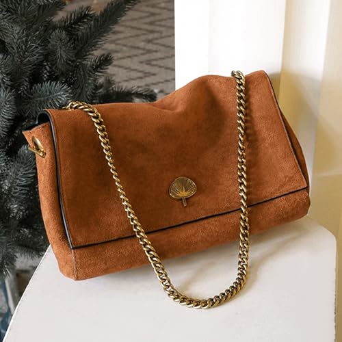 2 in 1 Shoulder Bags Crocodile Pattern Clutch Purse Big Envelope Handbag for Women, Brown3