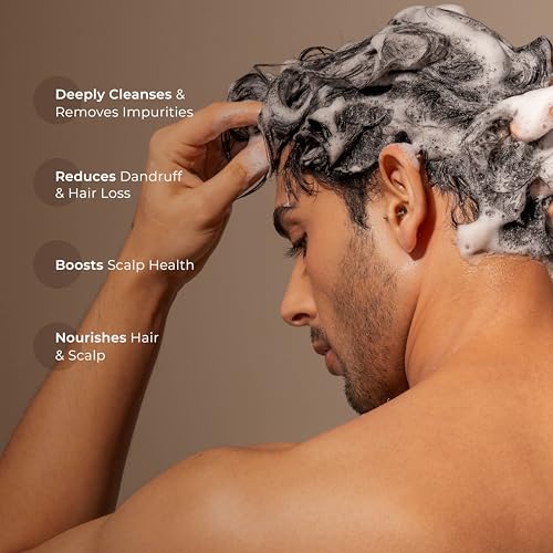 Image of Naturali Scalp Clarifying Anti-Dandruff Shampoo | Derma Approved Shampoo with Green Tea, Hibiscus & Biotin | Reduces Dandruff & Hair Fall | Sulphate-Free Daily Care for All Hair Types | 100 ml