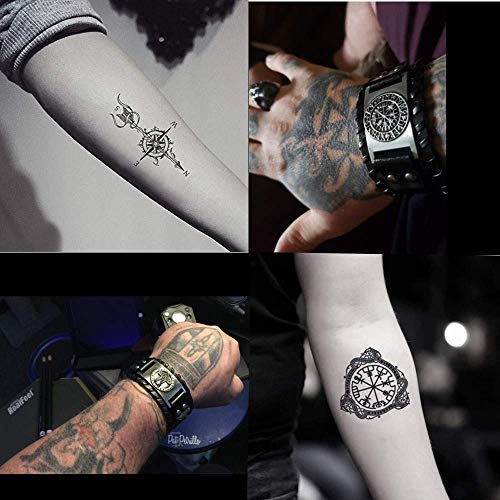 Turtledove Viking Bracelet Norse Vegvisir - Nordic Bracelet With Runic Compass - Celtic Pagan Jewelry #TOP4