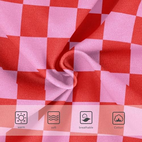 Pink and Red Buffalo Checkered Toddler Girls's Underwear 2T3