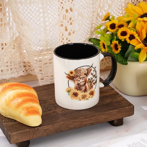 Whaline-Highland-Cow-Mug-Fall-Cow-Sunflower-Coffee-Mug-Autumn-Farmhouse-Party-Ceramic-Cup-for-Home-School-Office-Table-Centerpieces-Housewarming-Gift-12oz Whaline Highland Cow Mug Fall Cow Sunflower Coffee Mug Autumn Farmhouse Party Ceramic Cup for Home School Office Table Centerpieces Housewarming Gift 12oz