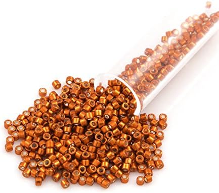 Miyuki Delica Seed Bead 11/0 Galvanized Chili Red (18 Grams)